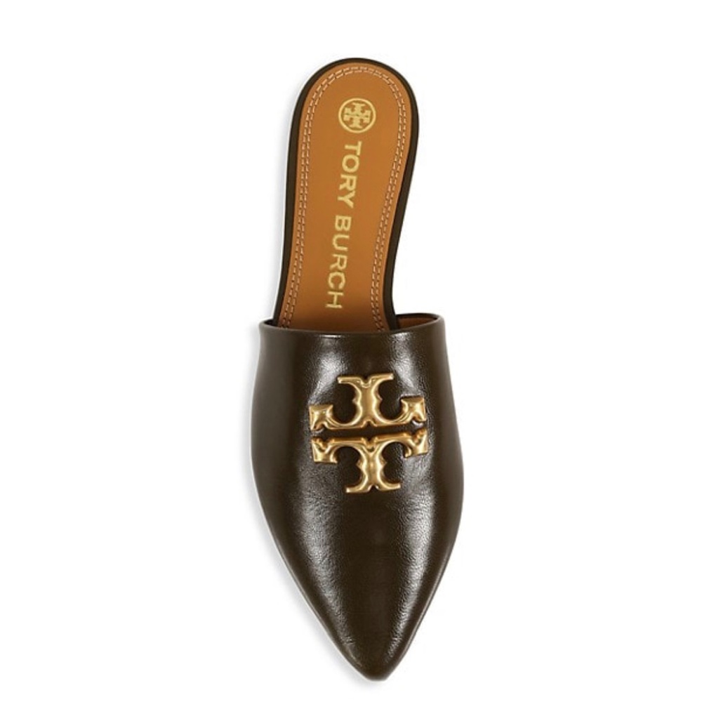 Tory Burch Eleanor Mule Olive Green size 6.5 NEW